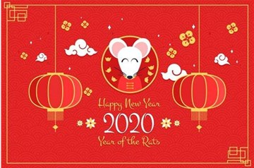 山西通益金屬攜全體員工祝大家：五福全到，鼠年燦爛！